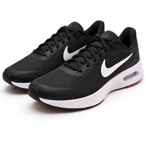 Nike Air Max Nuaxis Size 13 Mens Black White Athletic Running Shoes Lightweight